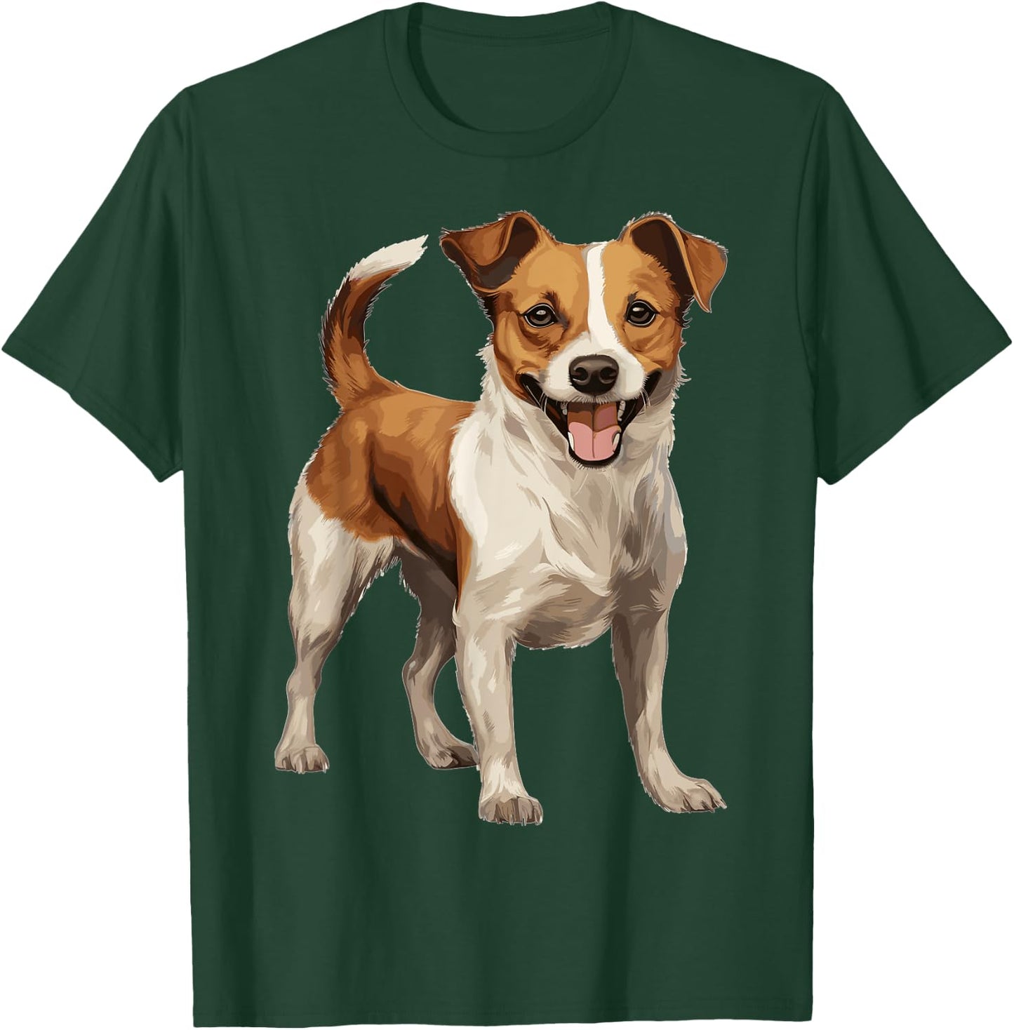 Jack Russell Terrier Dog Breed Pet Cute Graphic T-Shirt - T-Shirt | Forest