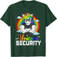 Halloween Costume Unicorn Security Matching Family T-Shirt - T-Shirt | Forest