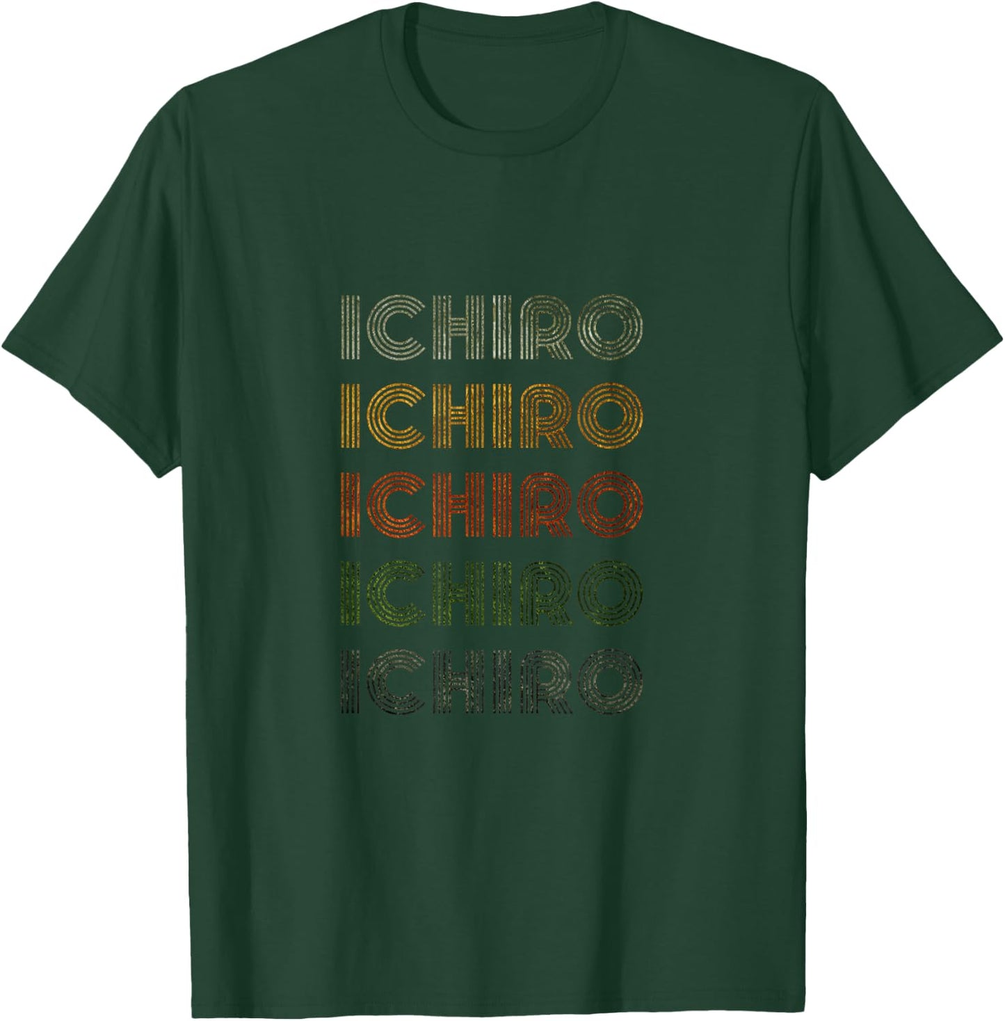 Love Heart Ichiro Grunge Vintage Style Black Ichiro T-Shirt - T-Shirt | Forest