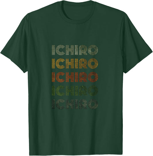 Love Heart Ichiro Grunge Vintage Style Black Ichiro T-Shirt - T-Shirt | Forest