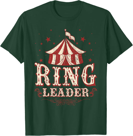 Ringleader Shirt - Vintage Circus Themed Birthday Party T-Shirt - T-Shirt | Forest