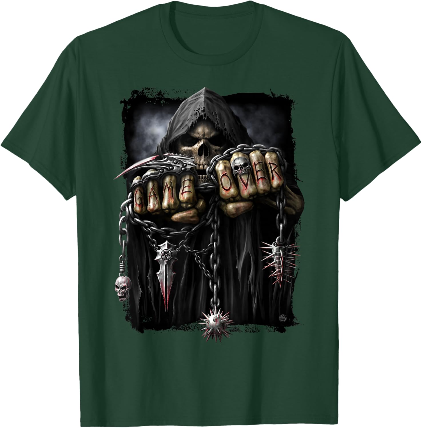 Spiral Original - Game Over - Gothic Reaper T-Shirt - T-Shirt | Forest