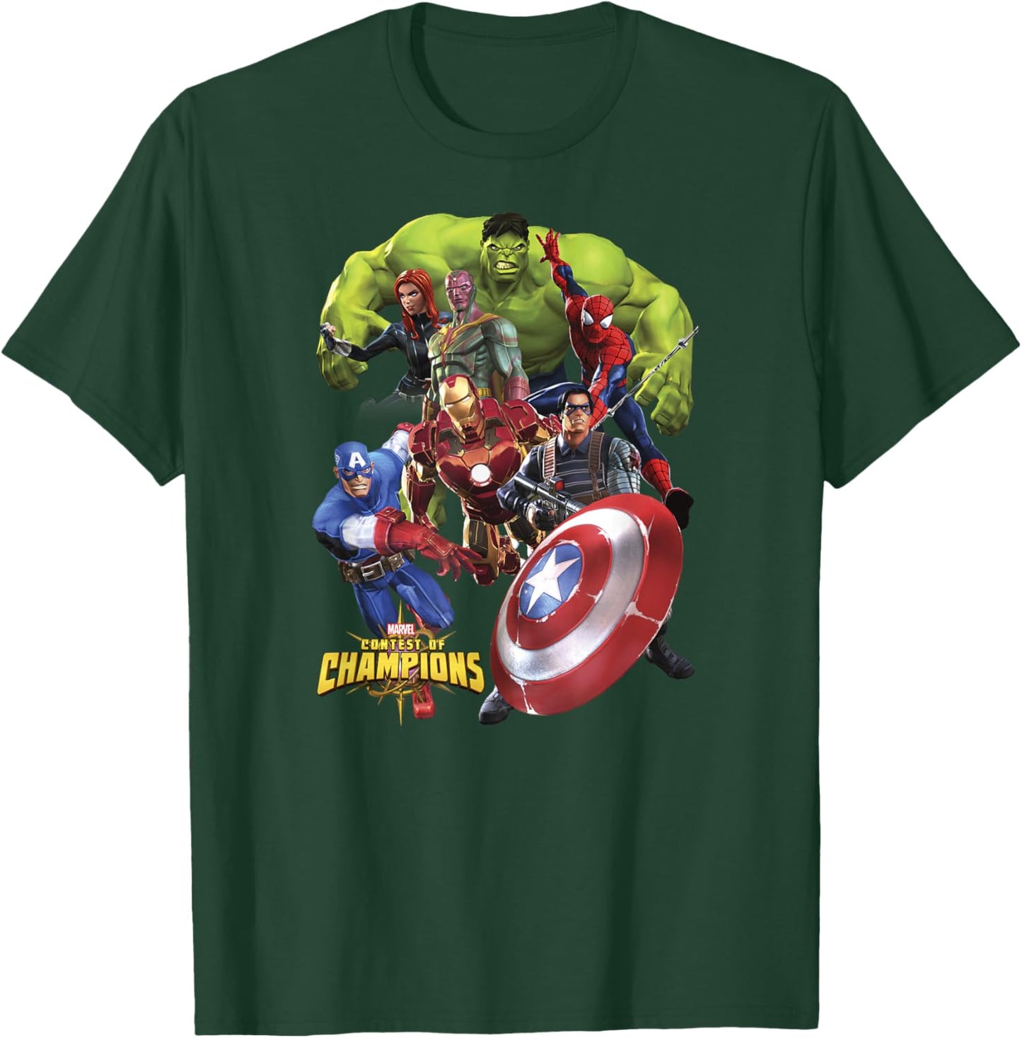 Marvel Contest of Champions Team Avengers T-Shirt - T-Shirt | Forest