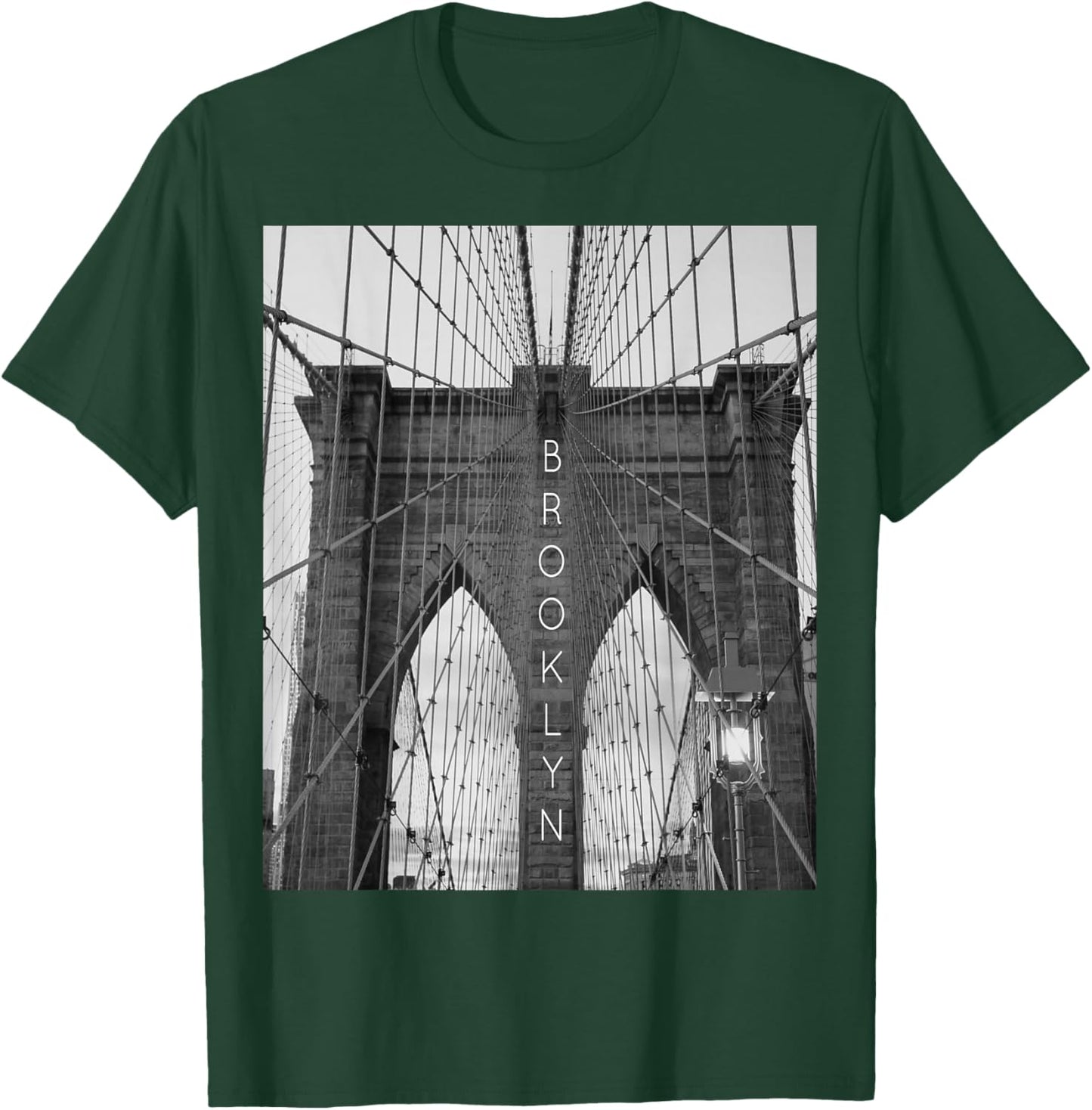 New York City Brooklyn Bridge Small T-Shirt - T-Shirt | Forest