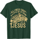 Hiking Jesus Christ Religion Christian Hiker Christianity T-Shirt - T-Shirt | Forest