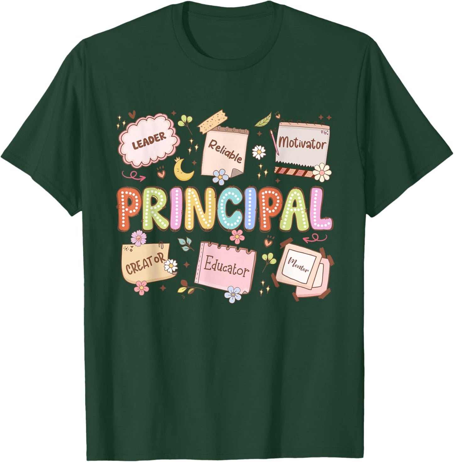 School Principal Appreciation National Principals Month T-Shirt - T-Shirt | Forest