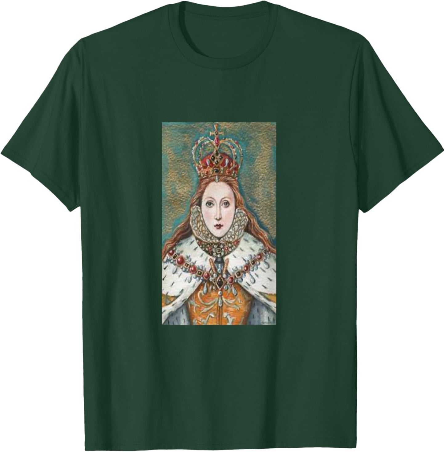Mary Queen of Scots Tudor Famous Scottish Portrait T-Shirt - T-Shirt | Forest