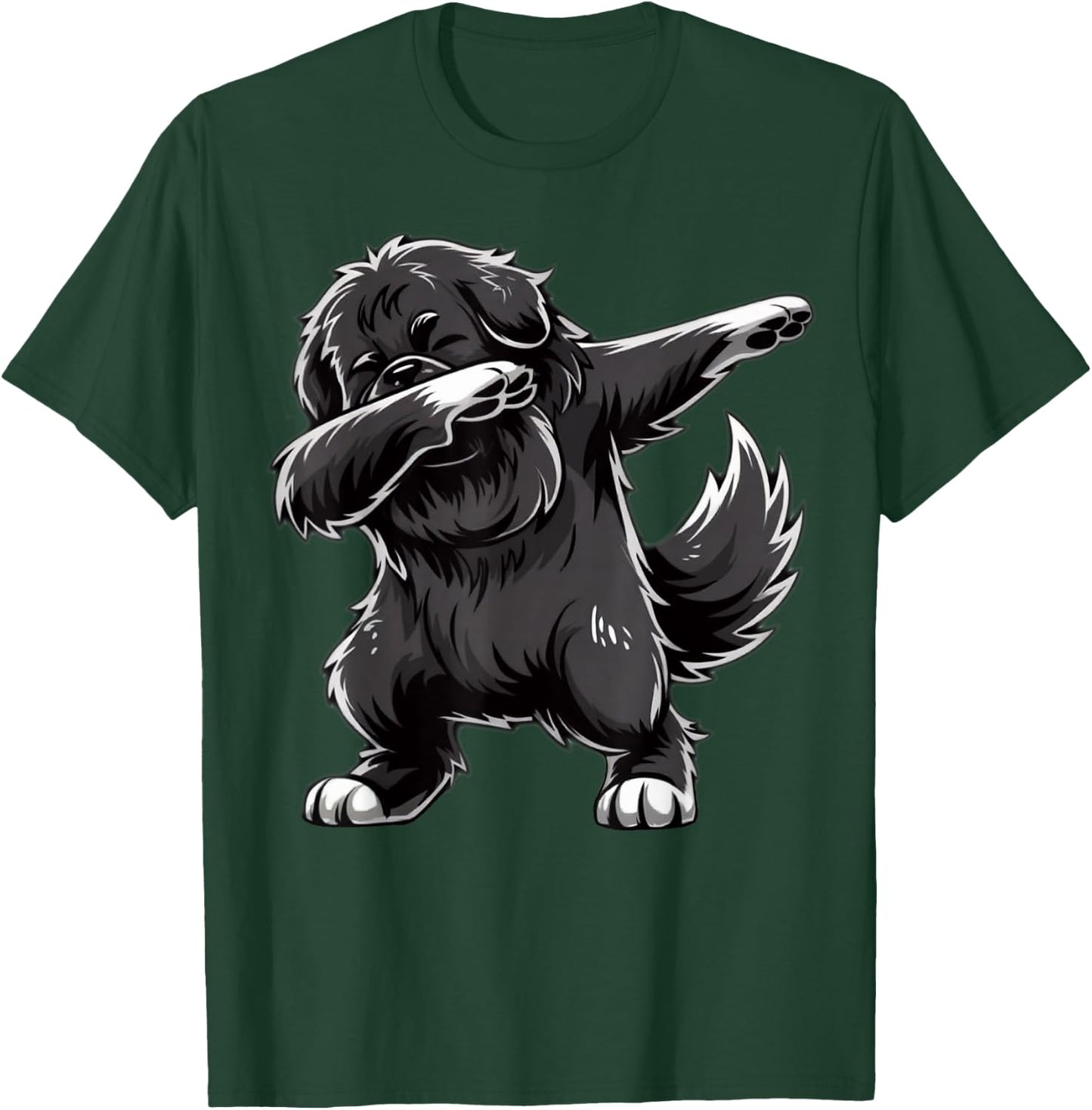 Dabbing Newfoundland Dab Dance Dog Lover Gifts Women T-Shirt - T-Shirt | Forest