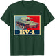 KV-1 Tank Military WW2 Soviet Army WWII Tank Men's Goods Clothes Military T-Shirt - T-Shirt | Forest