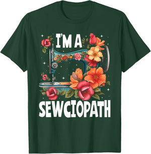 Cool Sewing Art Grandma Seamstress Tailor Quilting T-Shirt - T-Shirt | Forest