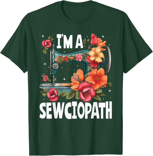 Cool Sewing Art Grandma Seamstress Tailor Quilting T-Shirt - T-Shirt | Forest