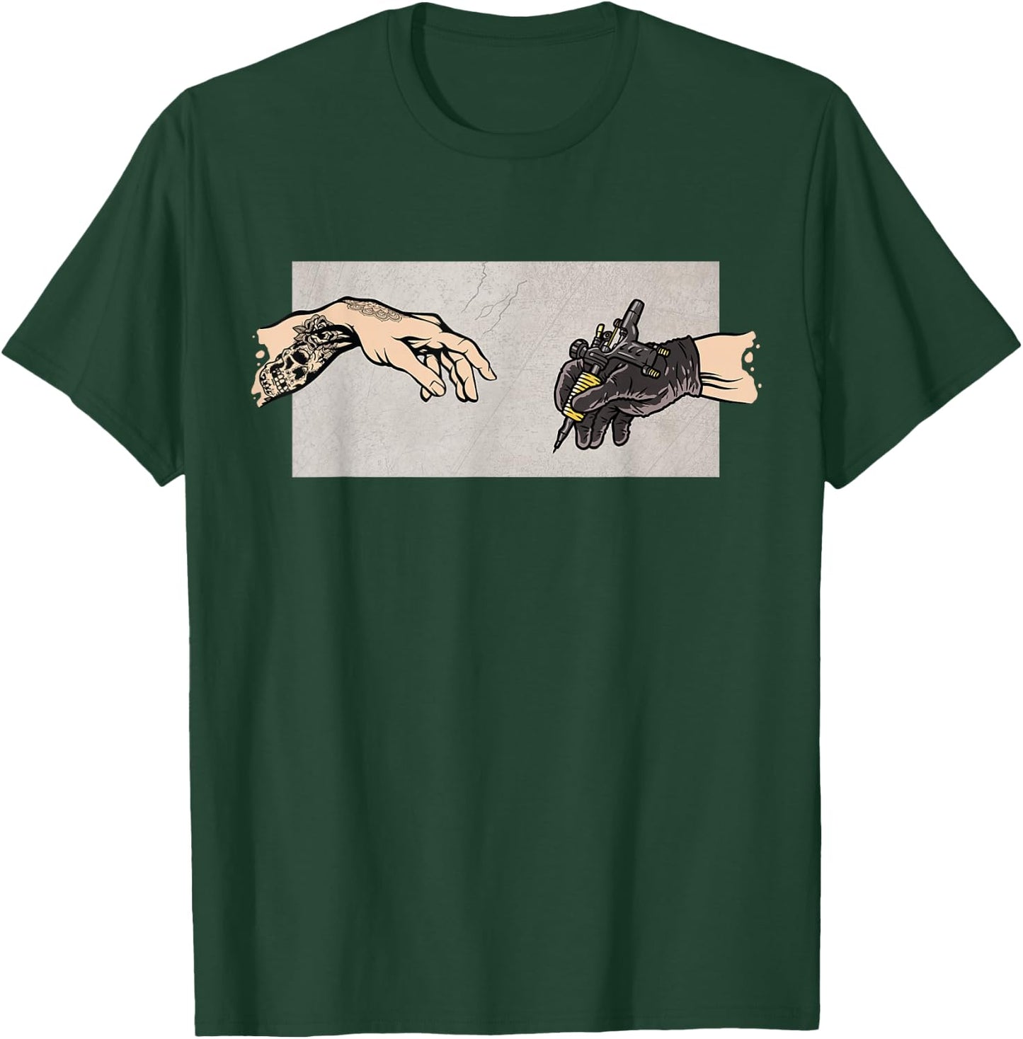 Tattoo Gun Tattoo Artist Funny Tattoo T-Shirt - T-Shirt | Forest