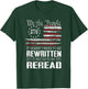 US Flag Constitution of The USA Needs to Be Reread T-Shirt - T-Shirt | Forest