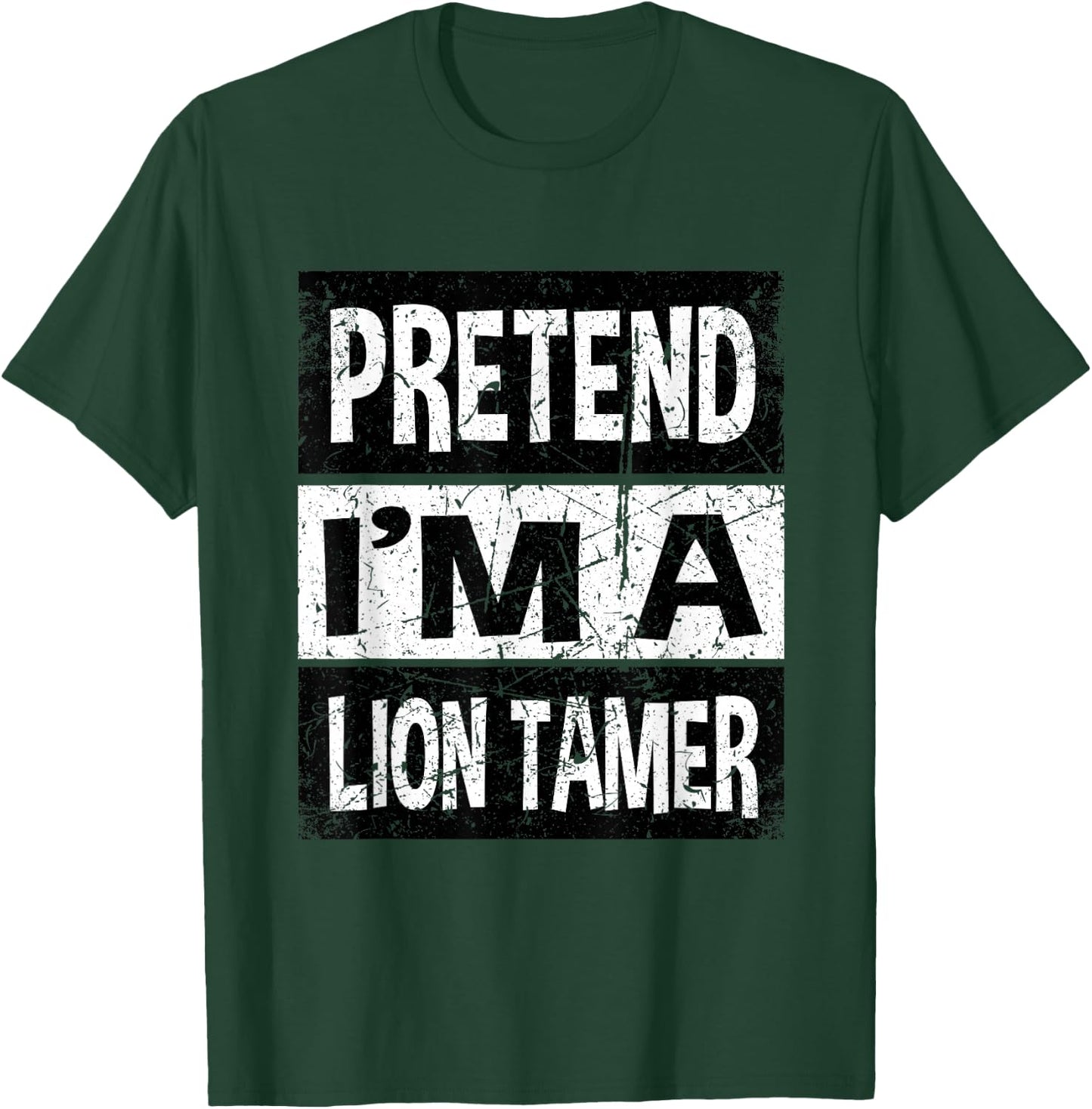 Retro Lion Tamer Costume Women Men for Kids Hat Whip Circus T-Shirt - T-Shirt | Forest