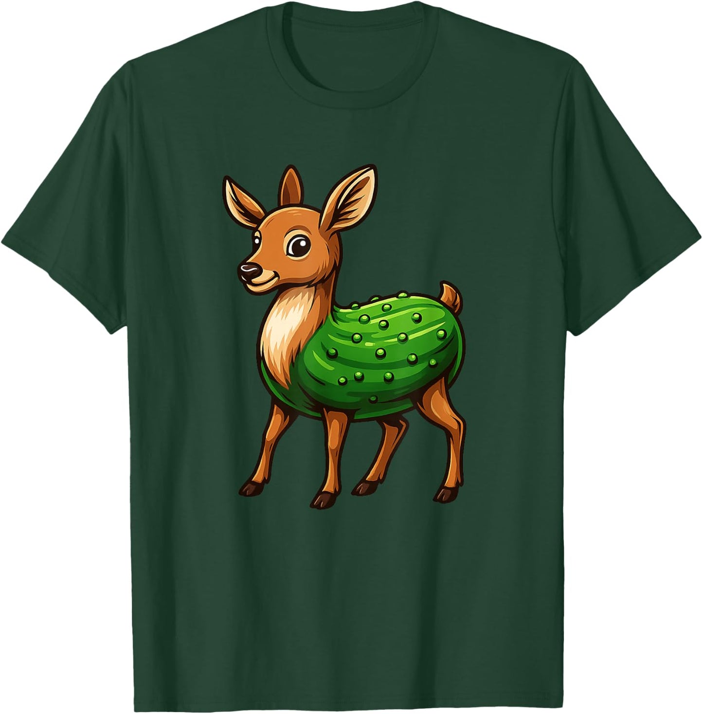 Dill Doe Funny Adult Humor Funny Nature Deer Redneck T-Shirt - T-Shirt | Forest