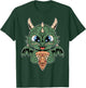 Mythical Kawaii Dragon Wings Pizza Fantasy T-Shirt - T-Shirt | Forest