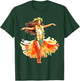 Hula Pin-Up Girl x Pretty Hawaiian Girl Watercolor T-Shirt - T-Shirt | Forest