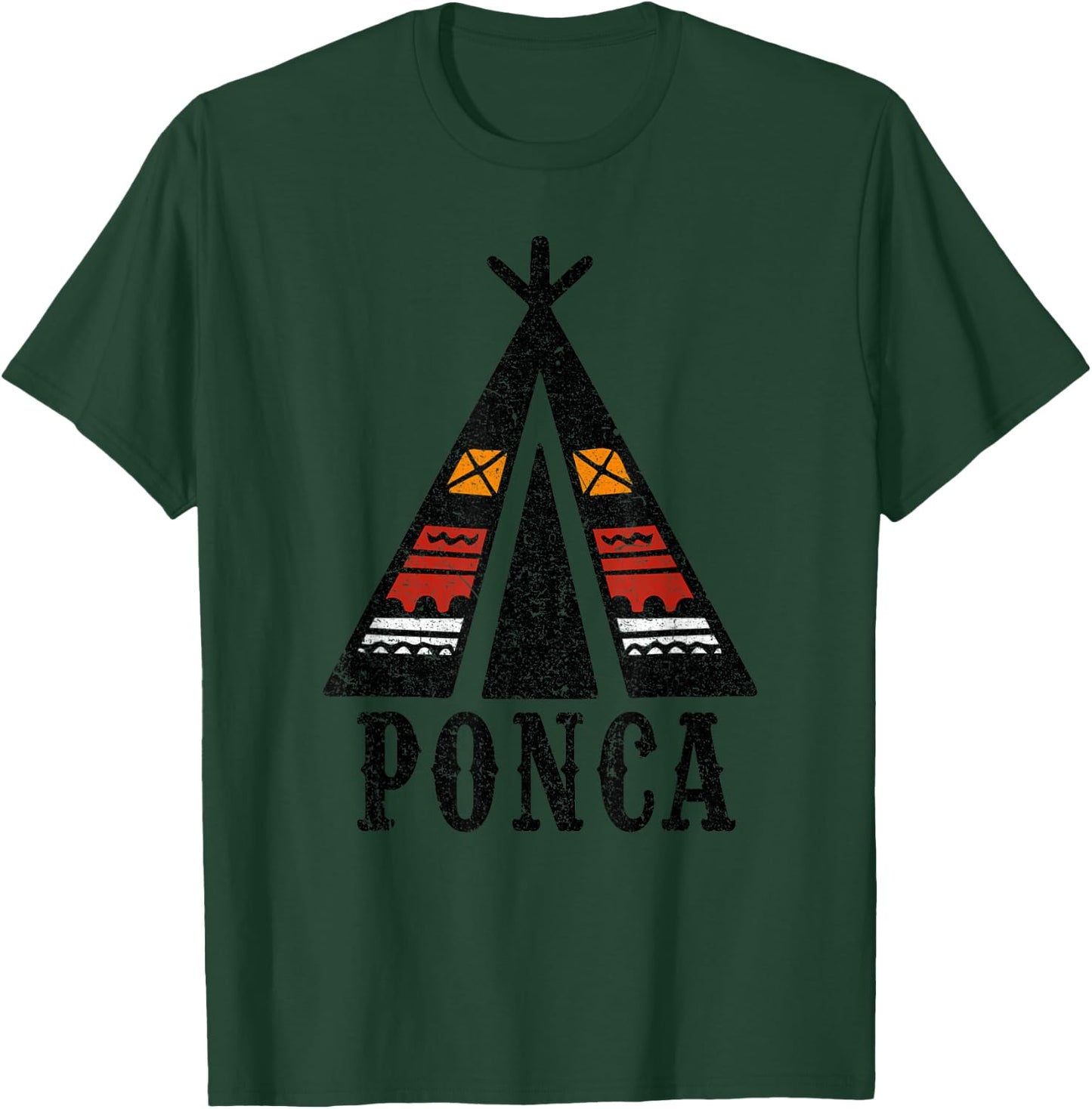 Ponca Tribe Pride Native American Indian Culture T-Shirt - T-Shirt | Forest