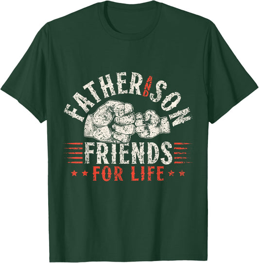 Father and Son Friends for Life Matching Dad Father Son T-Shirt - T-Shirt | Forest