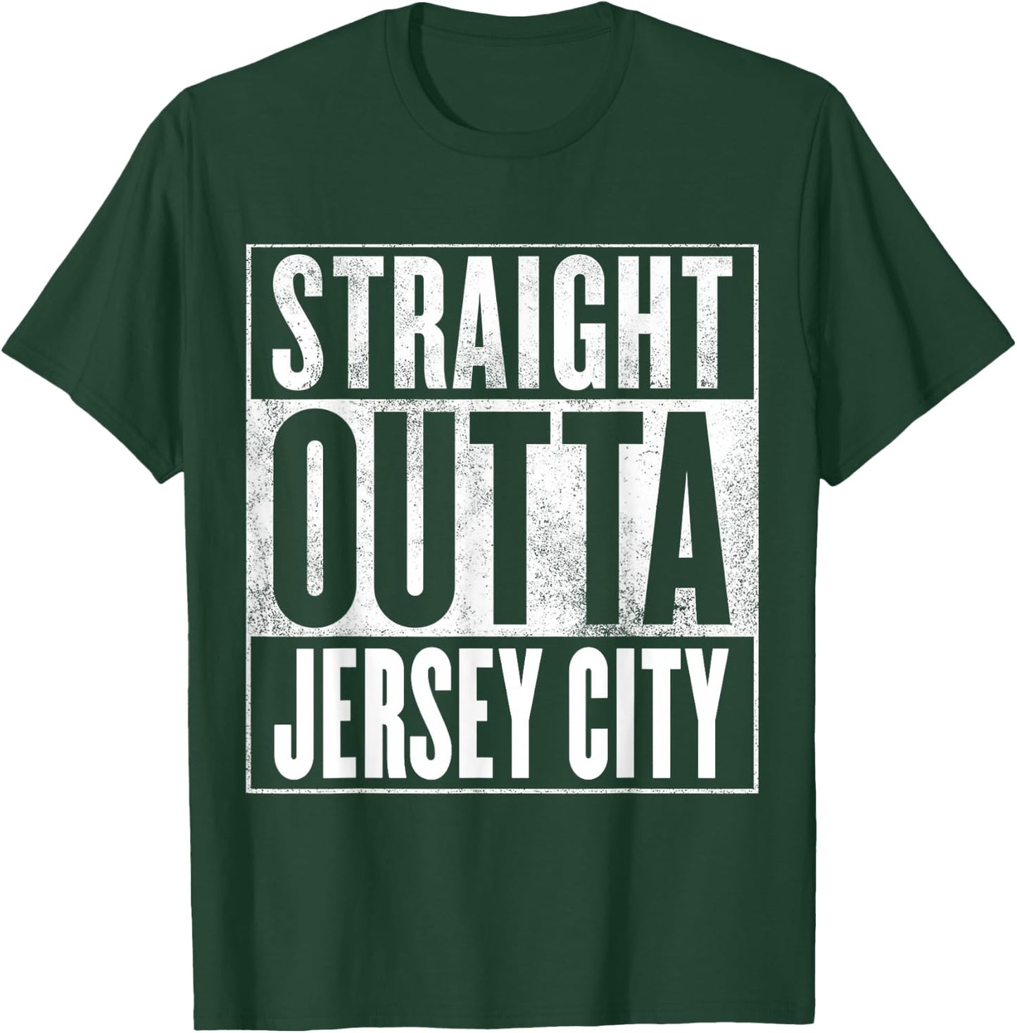 Jersey City - Straight Outta Jersey City T-Shirt - T-Shirt | Forest
