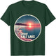 Great Salt Lake Scenic Sunset Tranquil Landscape T-Shirt - T-Shirt | Forest