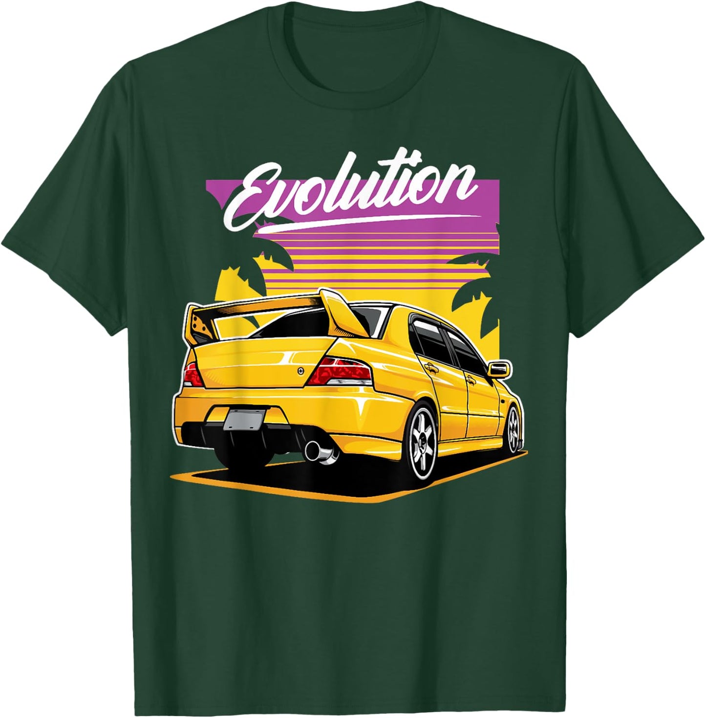 Evo8 Evo6 Evo7 Evo9 Evo10 VI VII VIII IX X T-Shirt - T-Shirt | Forest