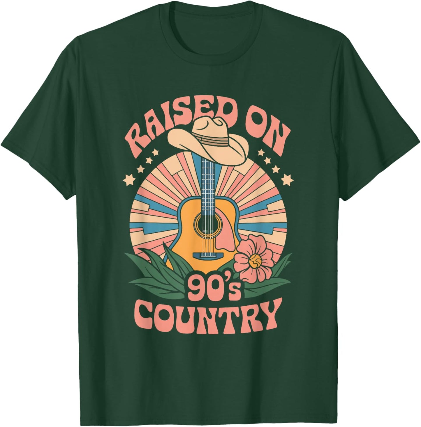 Raised On 90's Country T-Shirt - T-Shirt | Forest