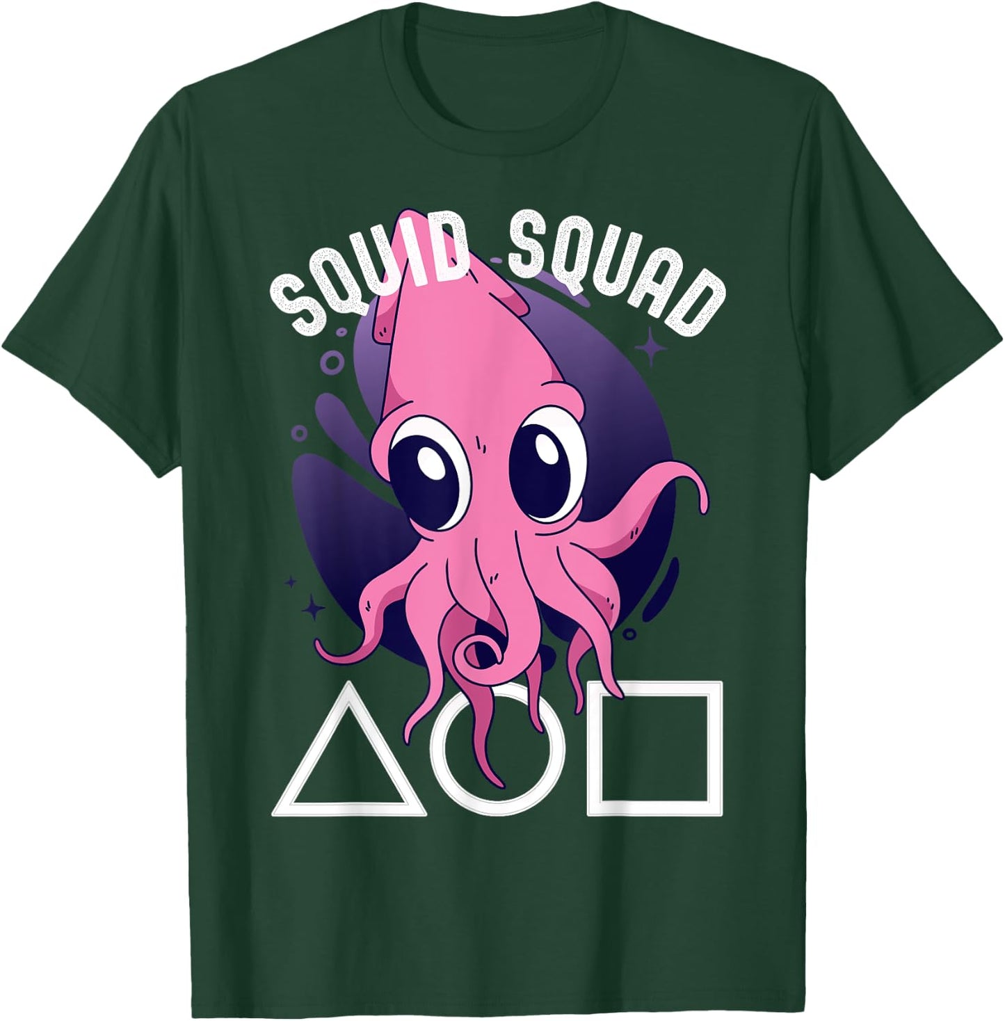 Squid Squad Group Matching Halloween T-Shirt - T-Shirt | Forest