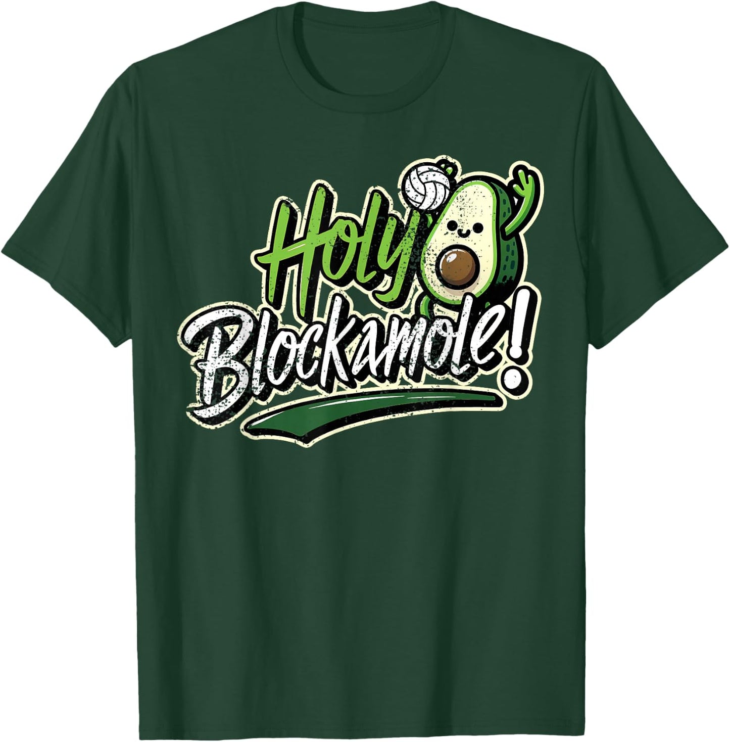 Volleyball Team Avocado Volleyball T-Shirt - T-Shirt | Forest