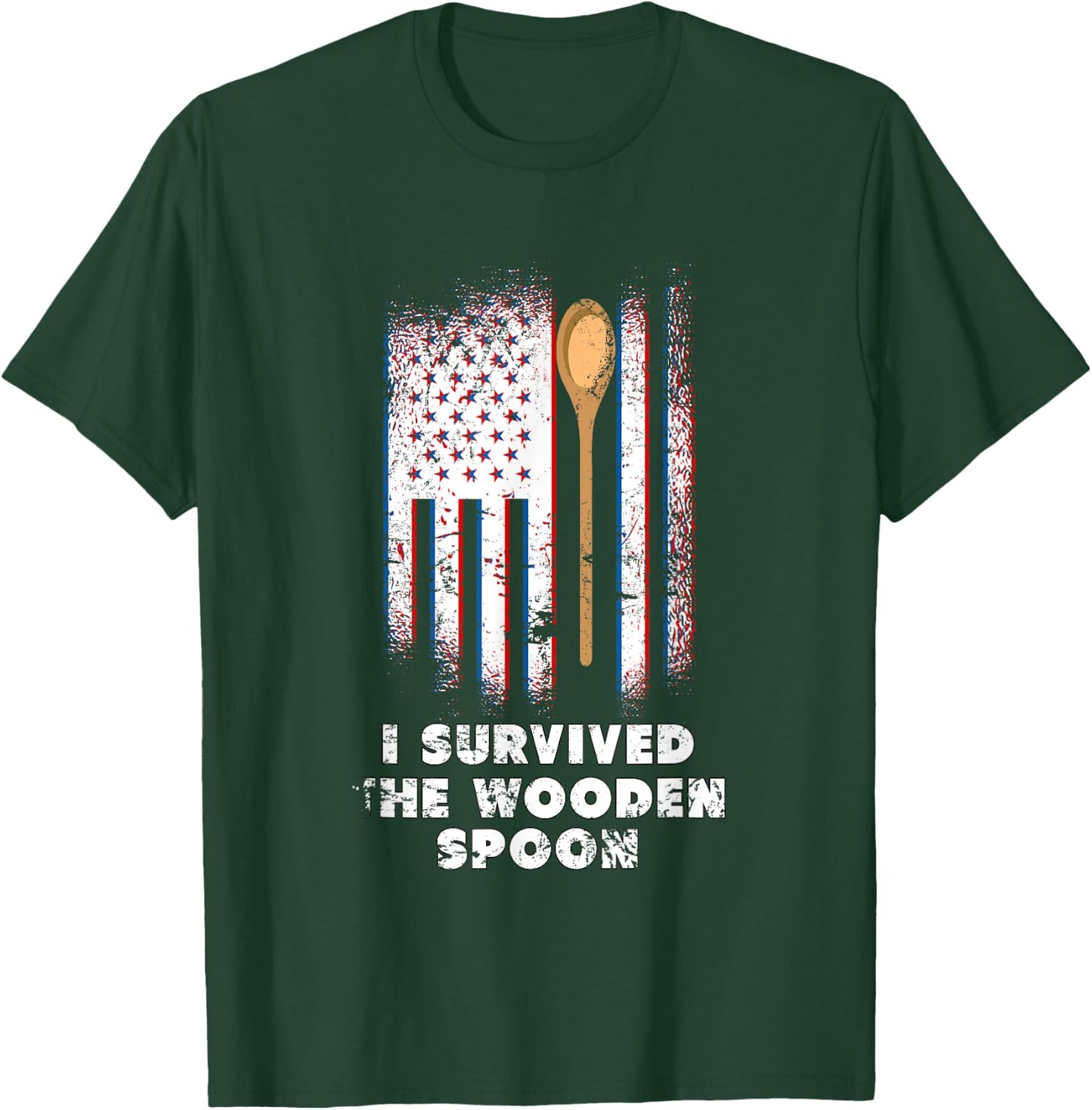 I Survived The Wooden Spoon T-Shirt - T-Shirt | Forest