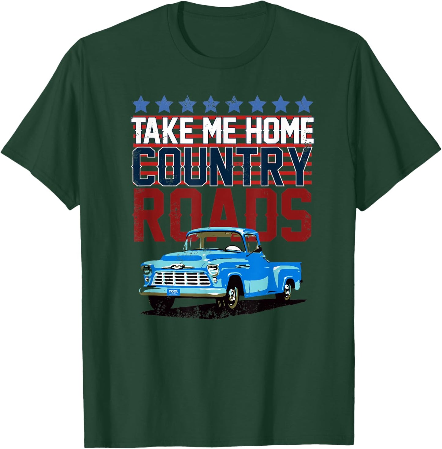 55 56 57 Chevys Truck T-Shirt - T-Shirt | Forest