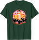 Pumpkin Disco Ball Dancing Bats Halloween Disco Party T-Shirt - T-Shirt | Forest
