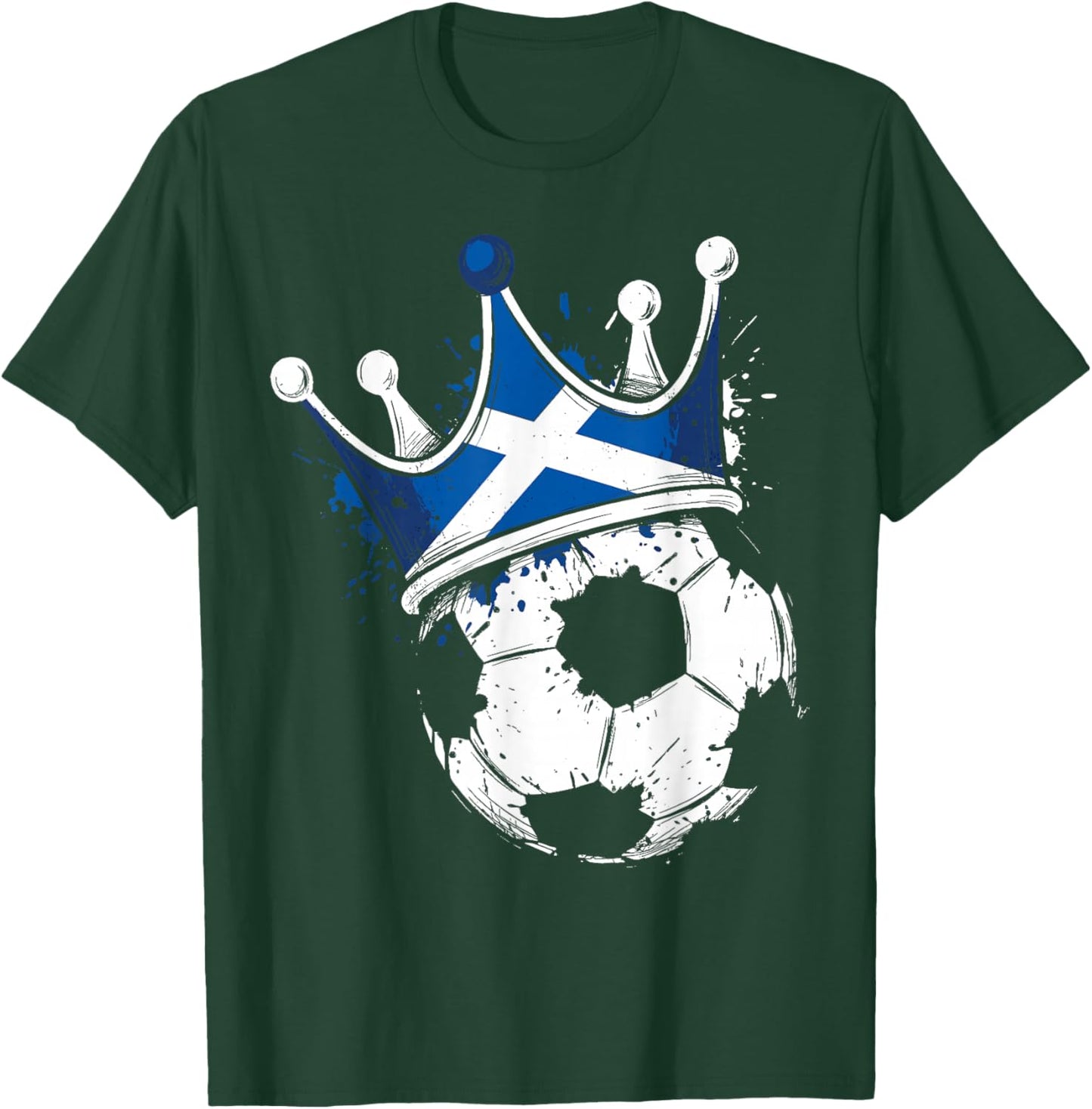 Scottish Flag Novelty Scotland T-Shirt - T-Shirt | Forest