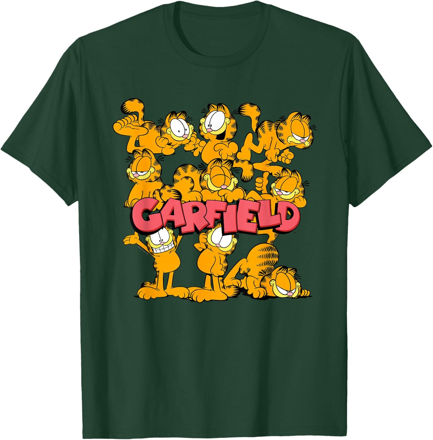 Garfield Multiple Poses T-Shirt - T-Shirt | Forest