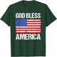 God Bless America Patriotic Happy 4th of July , Women T-Shirt - T-Shirt | Forest