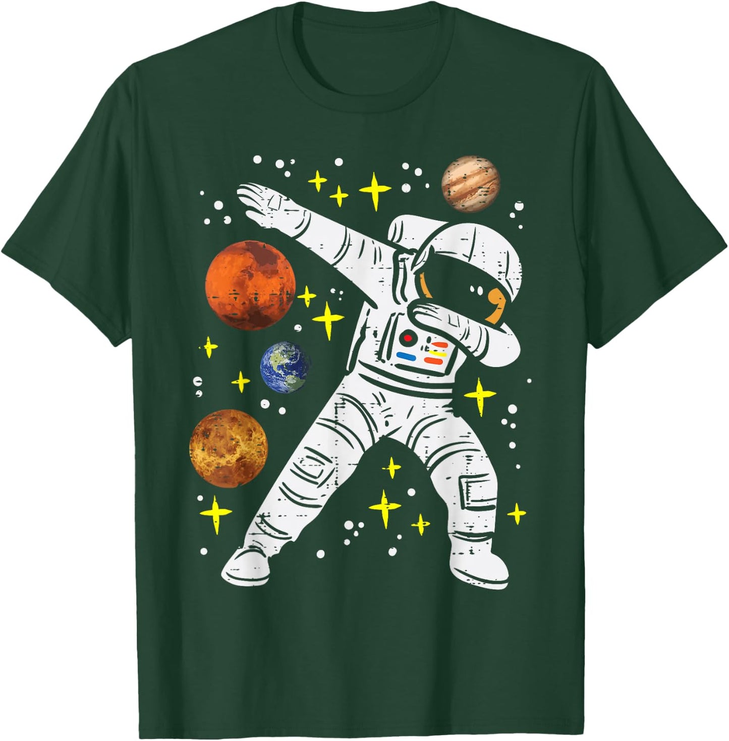 Astronaut Dab Space Spaceman Galaxy Toddler Boys Kids Teen T-Shirt - T-Shirt | Forest