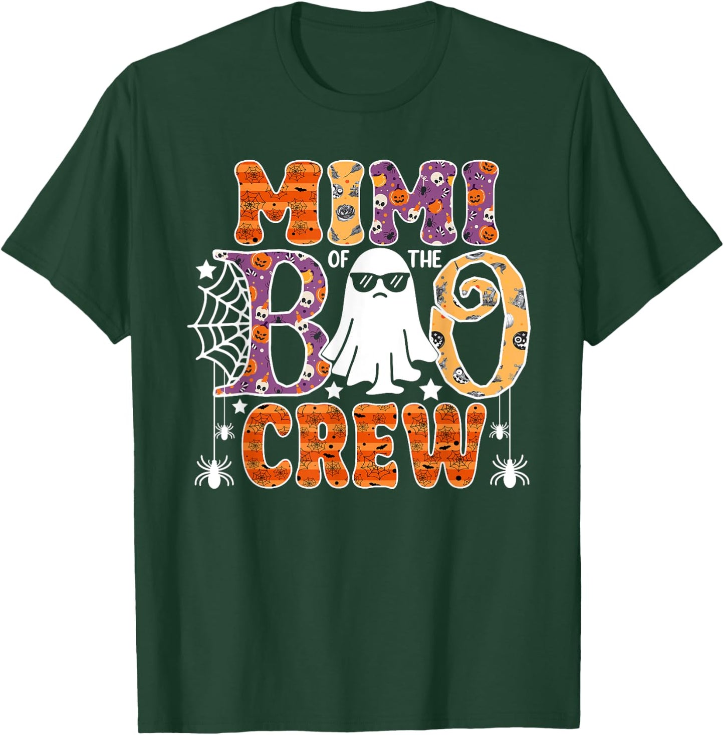 Mimi Of The Boo Crew Funny Halloween Family Matching T-Shirt - T-Shirt | Forest