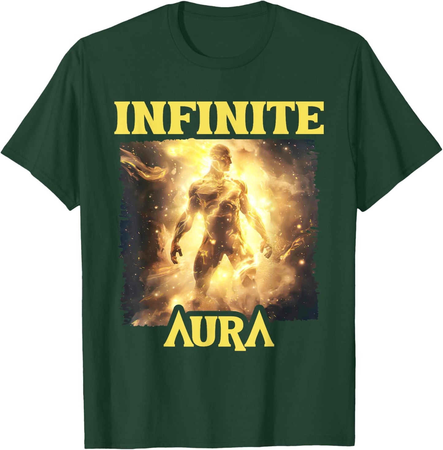 Infinite Aura Points Max Level Meme Funny Aura T-Shirt - T-Shirt | Forest
