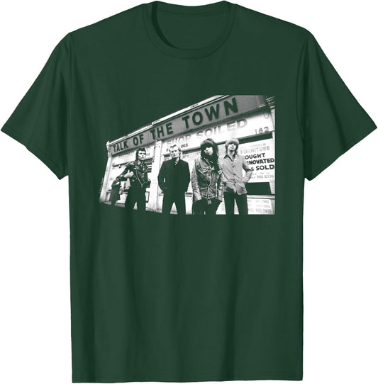 The Pretenders Talk Of The Town B&W By Simon Fowler T-Shirt - T-Shirt | Forest