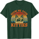 Show Me Your Kitties Funny Cat Lover Vintage Retro Sunset T-Shirt - T-Shirt | Forest