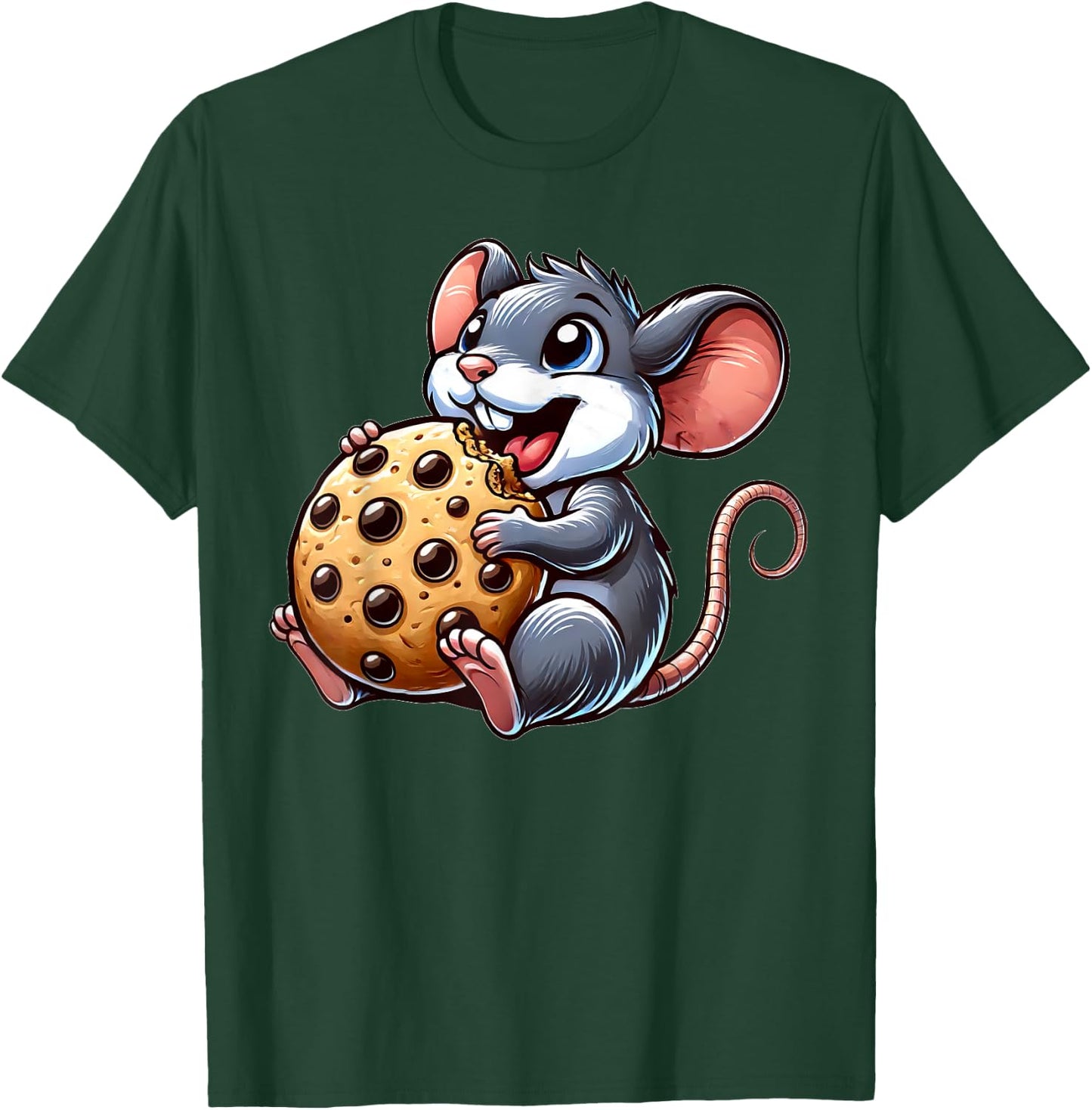 Cute Mouse Cookie Rat T-Shirt - T-Shirt | Forest