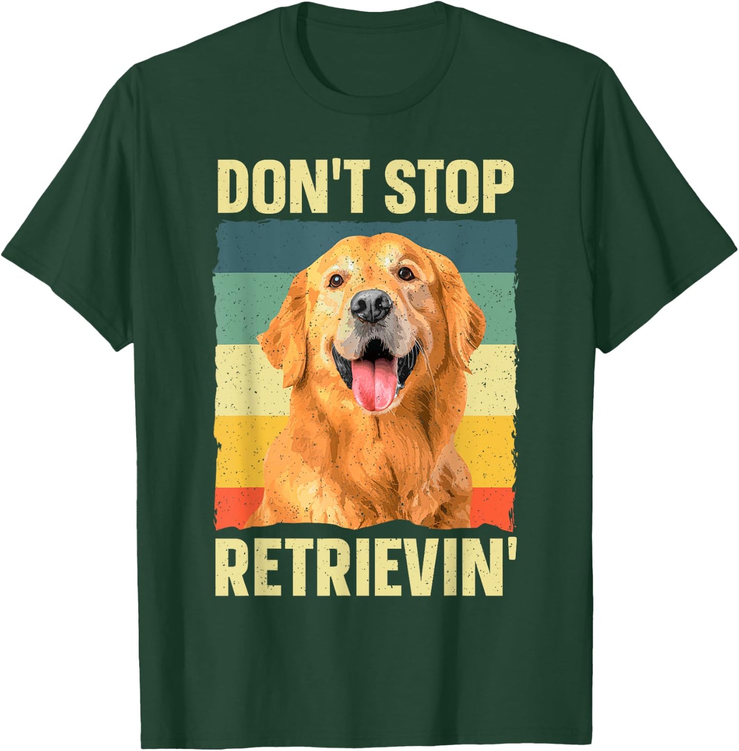 Golden Retriever Design Women Golden Retriever Lover T-Shirt - T-Shirt | Forest