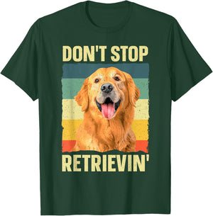 Golden Retriever Design Women Golden Retriever Lover T-Shirt - T-Shirt | Forest