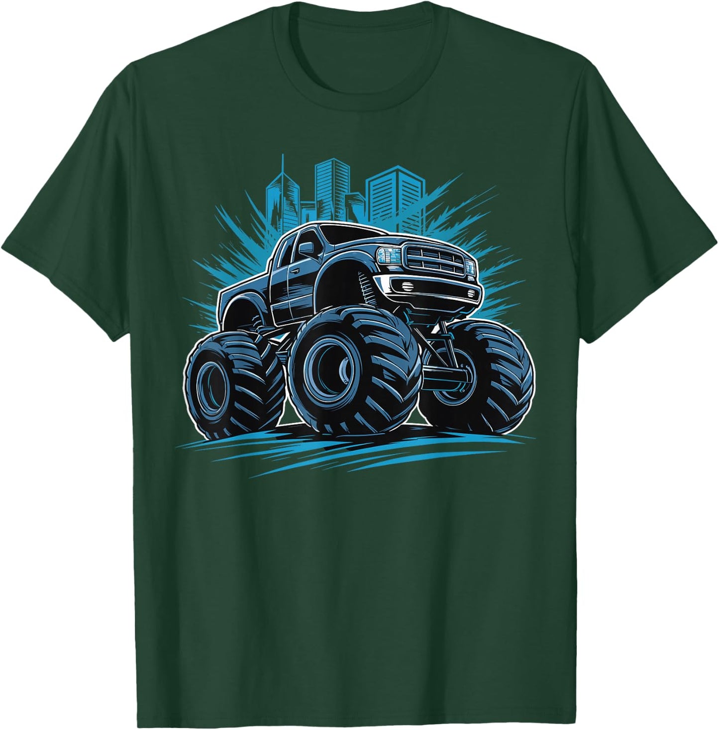 Monster Truck for toddlers Youth & Adults T-Shirt - T-Shirt | Forest