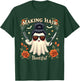 Hair Making Bootiful Ghost Halloween Hairdresser Hairdresser T-Shirt - T-Shirt | Forest