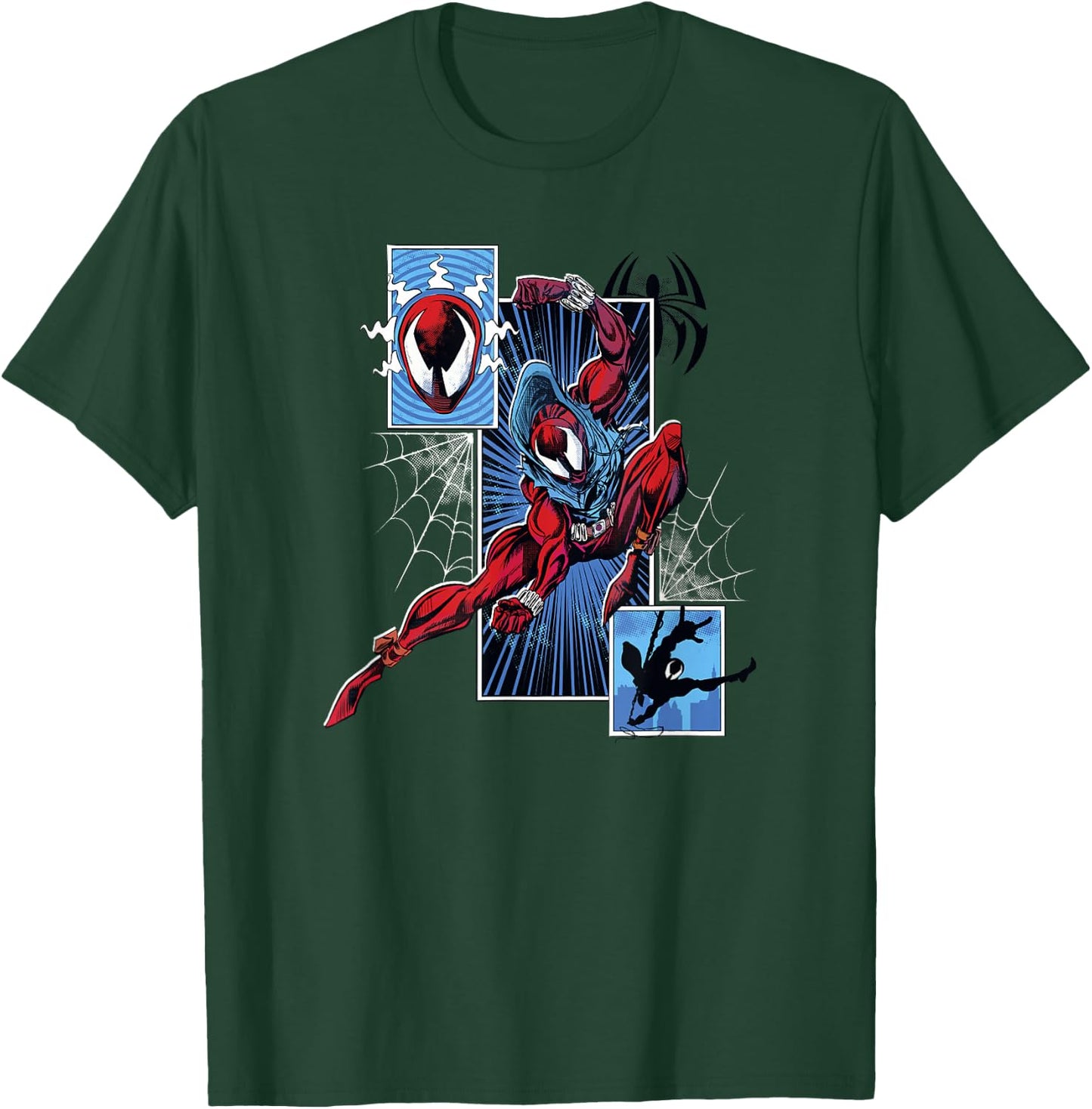 Marvel Spider-Man Across The Spider-Verse Part 1 Ben Panel T-Shirt - T-Shirt | Forest