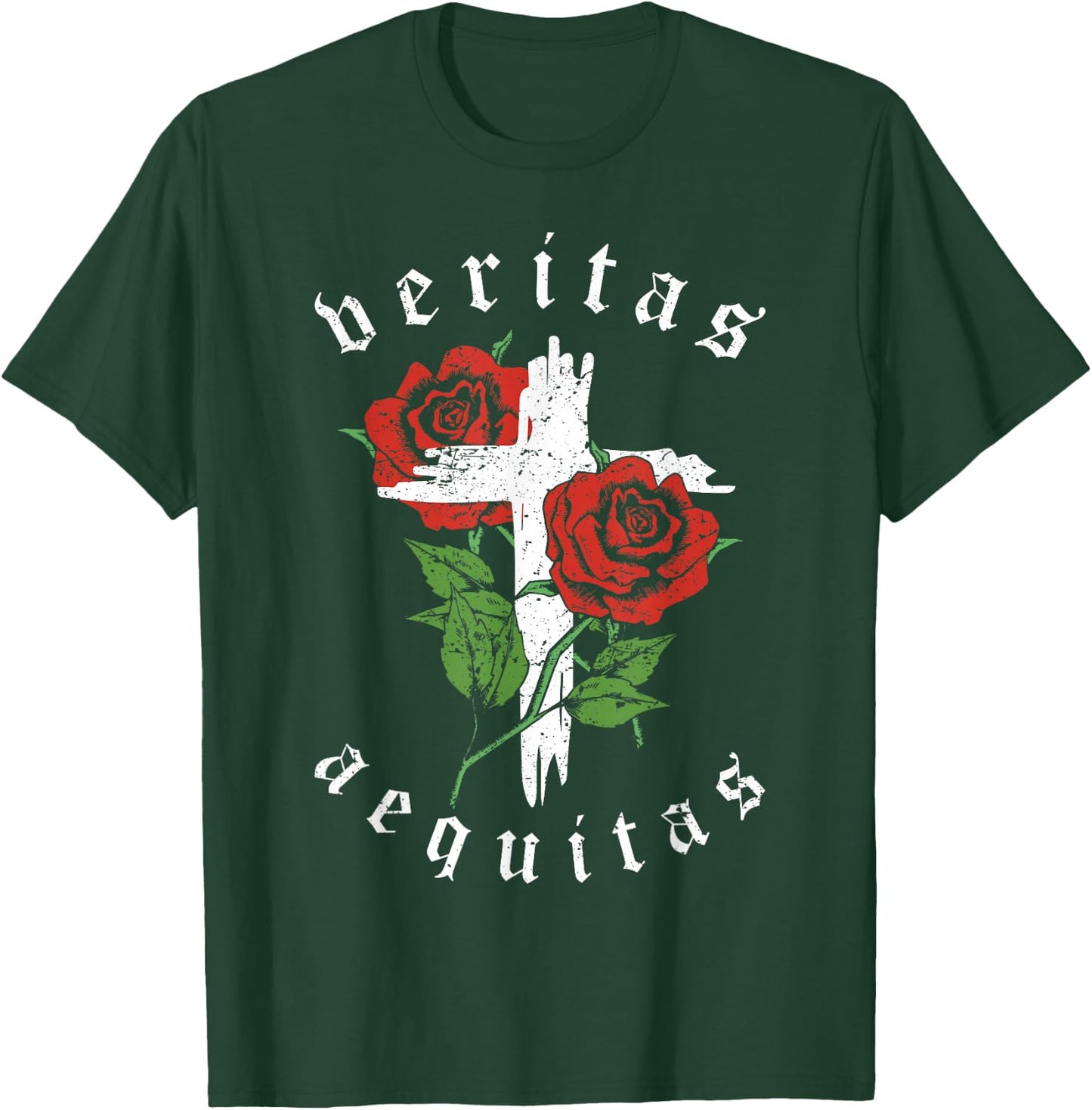 Veritas Aequitas Truth and Justice Ash Wednesday T-Shirt - T-Shirt | Forest