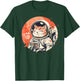 Kawaii Japanese Art Retro Outer Space Lucky Cat Astronaut T-Shirt - T-Shirt | Forest