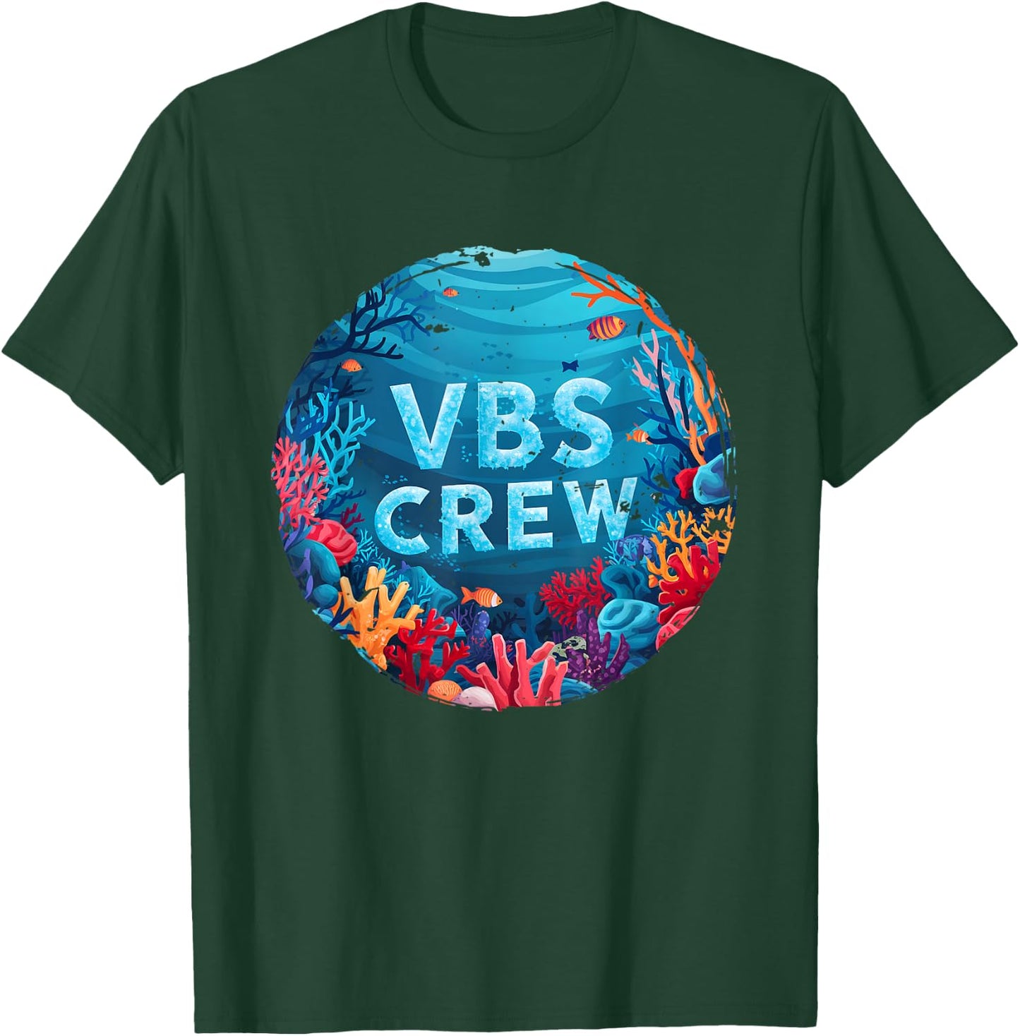 Scuba VBS Crew Vacation Bible School Scuba Diving Underwater T-Shirt - T-Shirt | Forest