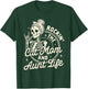 Cat Mama Auntie Skeleton Rocking The Cat Mom & Aunt Life T-Shirt - T-Shirt | Forest